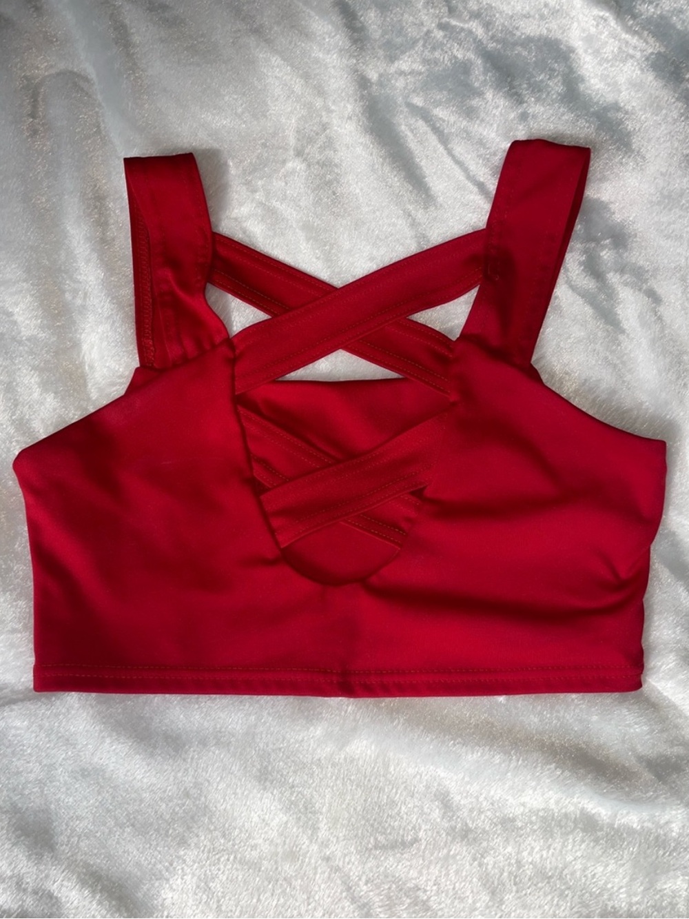 Red  Bralette  top